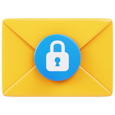 Email Locked  3D Icon