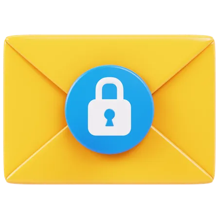 Email Locked  3D Icon