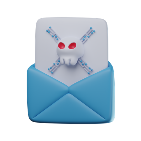 E-mail malicioso  3D Icon