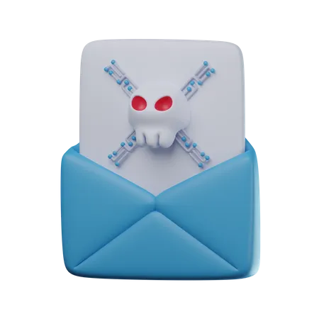 E-mail malicioso  3D Icon