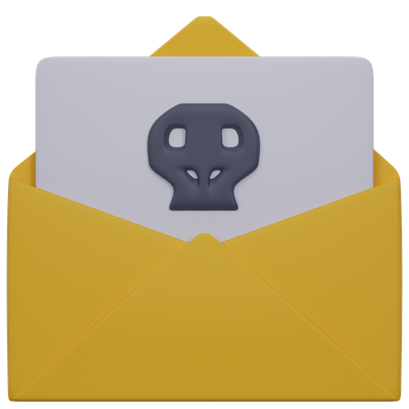 Email Malware  3D Icon