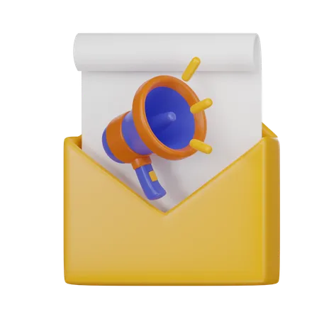 Email Marketing 3 Dicon 3D Icon
