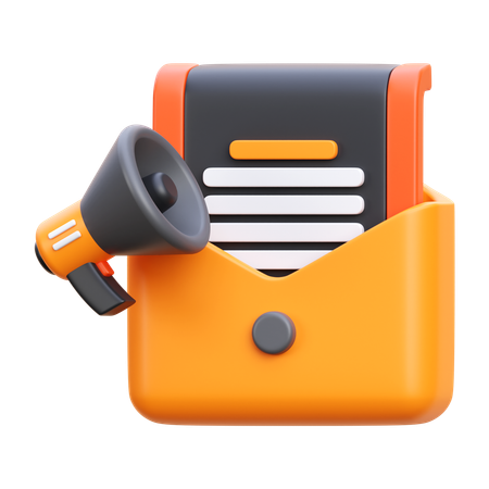 E-mail marketing  3D Icon