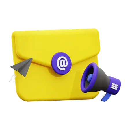 3 Demail Marketing Icon 3D Icon
