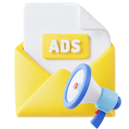 Email Marketing 3 D Icon 3D Icon