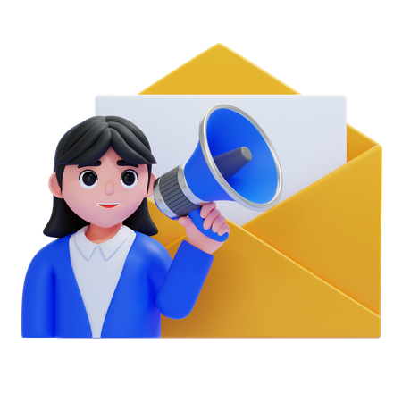 Email Marketing  3D Icon