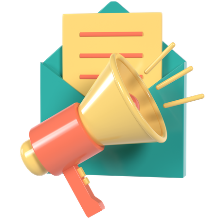 Email Marketing  3D Icon