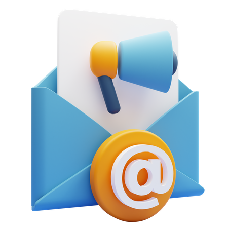 Email Marketing  3D Icon