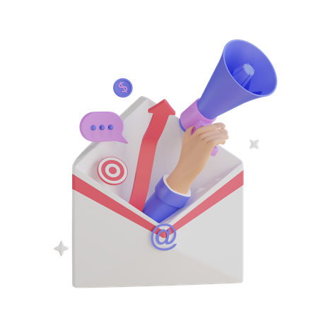 Email Marketing  3D Icon