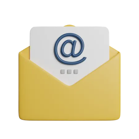 Email Marketing  3D Icon