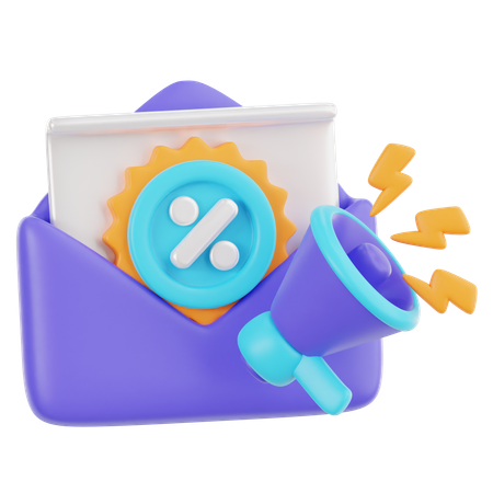 Email marketing  3D Icon