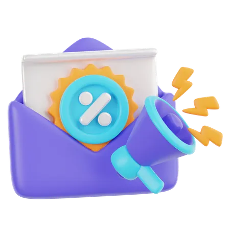 Email marketing  3D Icon