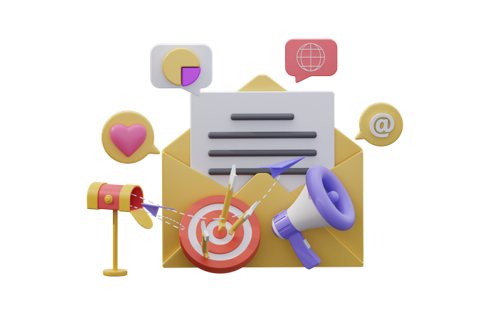 Email Marketing  3D Icon