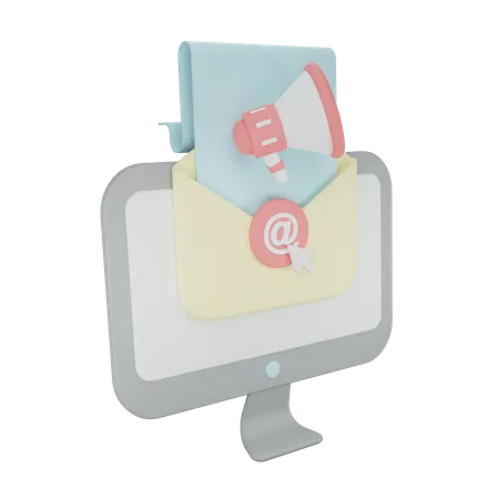 Email Marketing  3D Icon