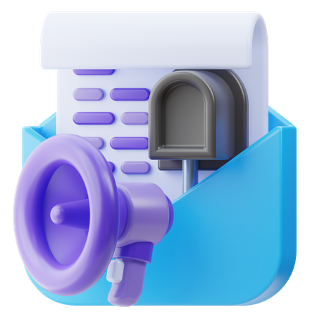 Email Marketing  3D Icon