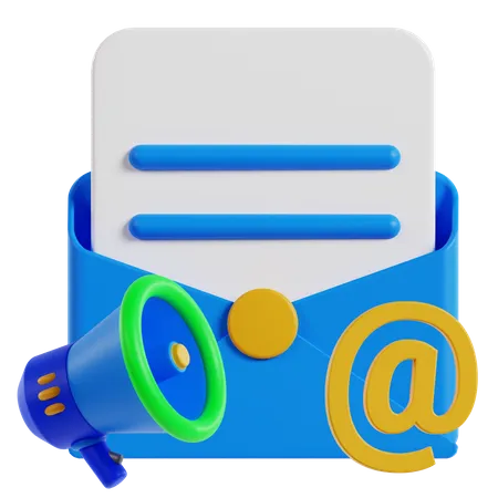 Email Marketing  3D Icon