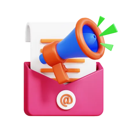 Email Marketing  3D Icon