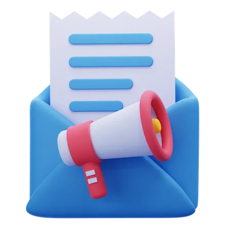 Email marketing  3D Icon