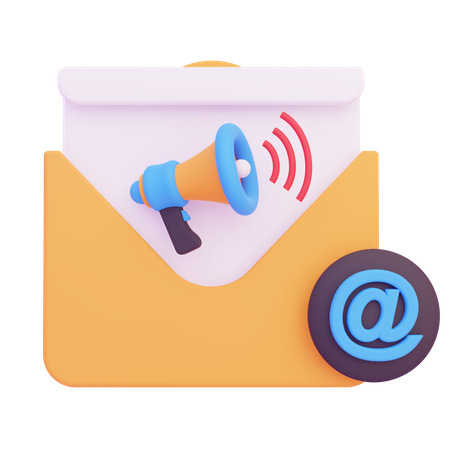 Email Marketing  3D Icon