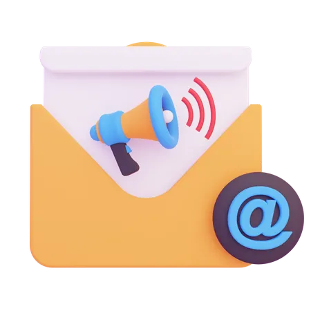 Email Marketing  3D Icon