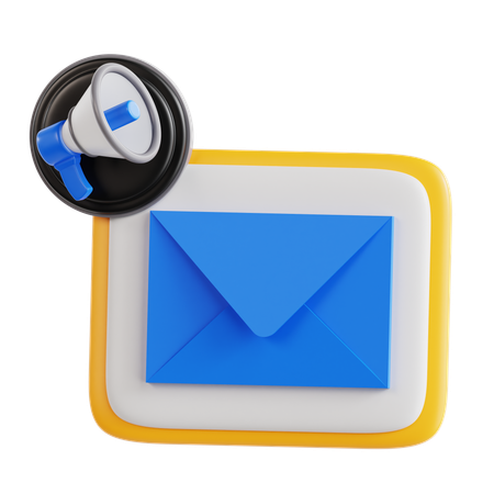 Email Marketing  3D Icon