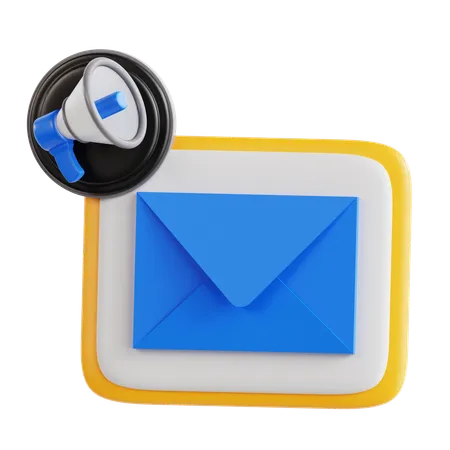 Email Marketing  3D Icon