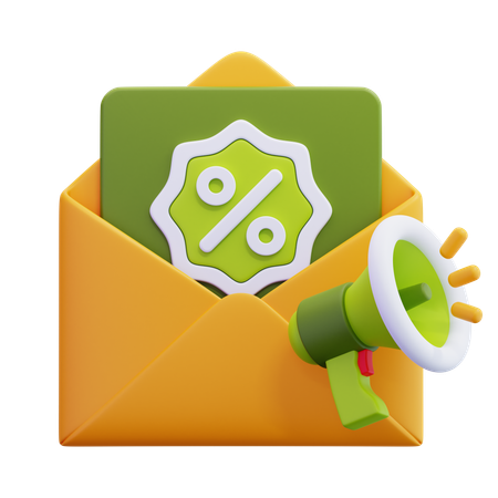 Email marketing  3D Icon