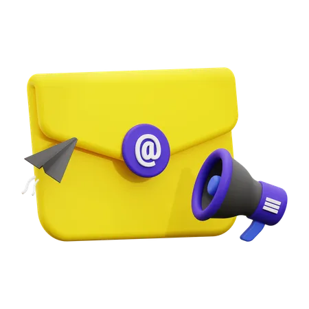 Email Marketing  3D Icon