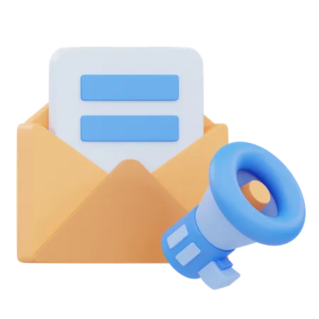 Email Marketing  3D Icon