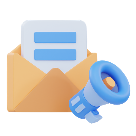 Email Marketing  3D Icon