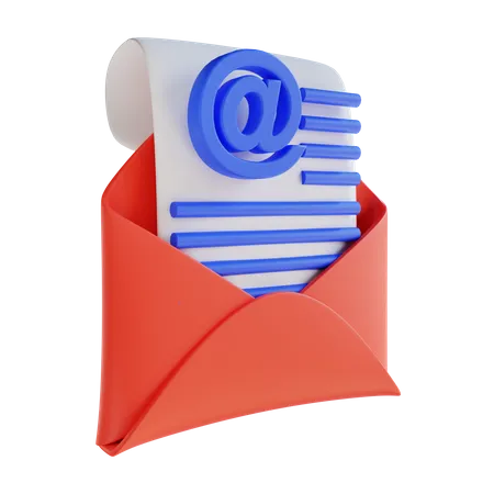 Email Marketing  3D Illustration