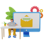 mail subscription emoji 3d