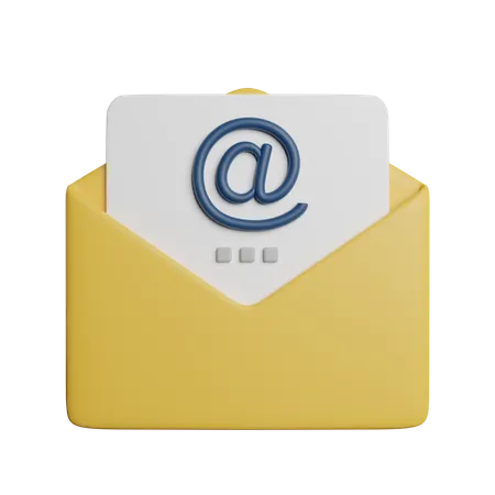 Email Marketing 3D Icon