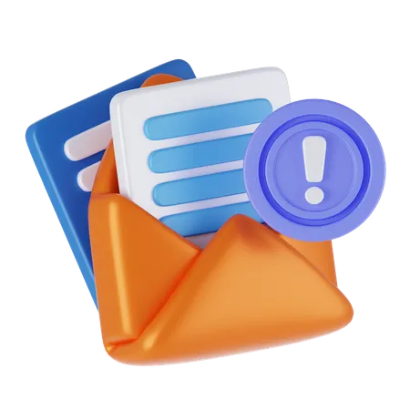 Email Marketing Notification  3D Icon