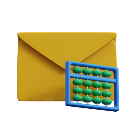 E-mail Matemática  3D Icon