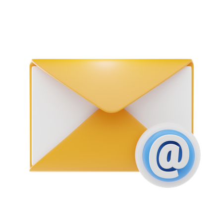 Email Mention  3D Icon