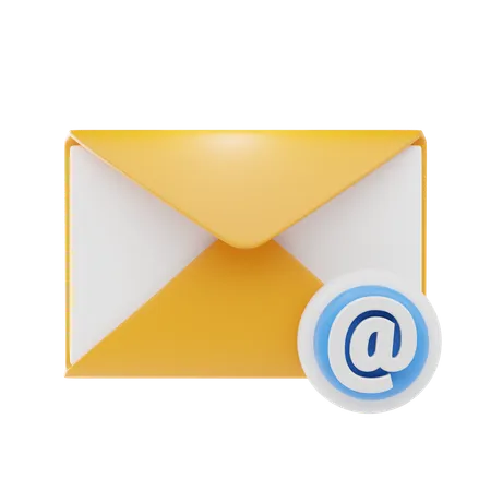 Email Mention  3D Icon