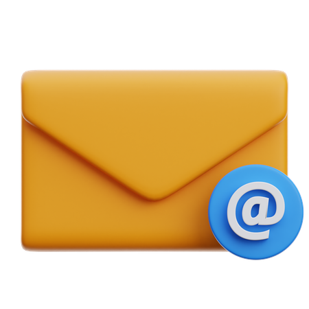 Email Mention  3D Icon