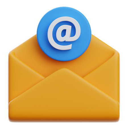 Email Mention  3D Icon