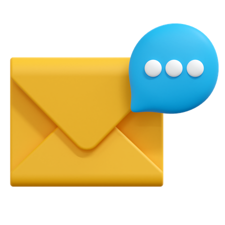 Email Message  3D Icon