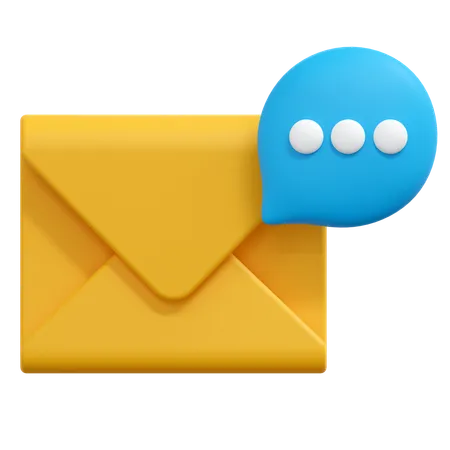 Email Message  3D Icon