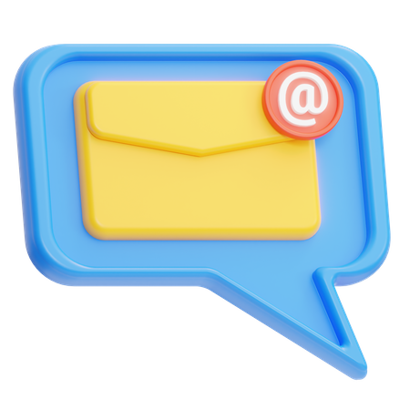 Email Message 3D Icon
