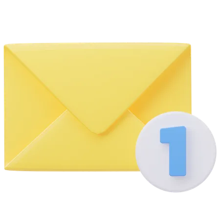 Email Notification 3 D Illustration 3D Icon