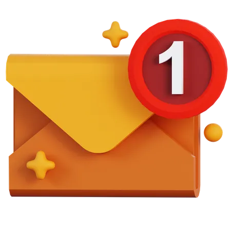 EMAIL NOTIFICATION  3D Icon