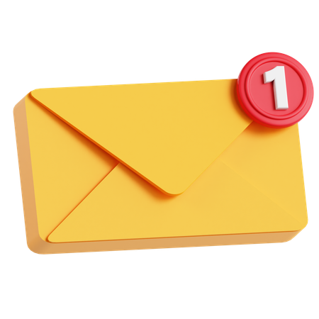 Email Notification  3D Icon