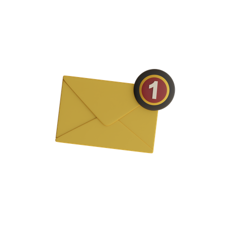 Email Notification  3D Icon
