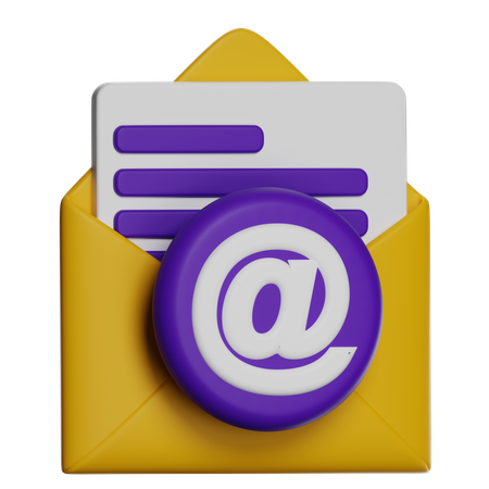 Email Notification  3D Icon