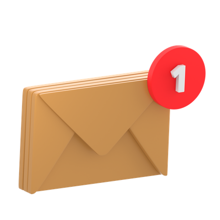 EMAIL NOTIFICATION  3D Icon