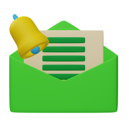 Email Notification  3D Icon