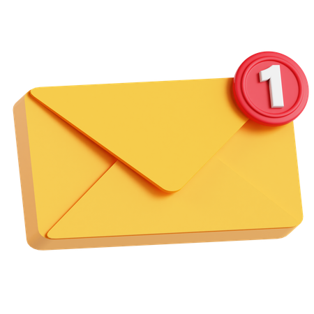 Email Notification  3D Icon